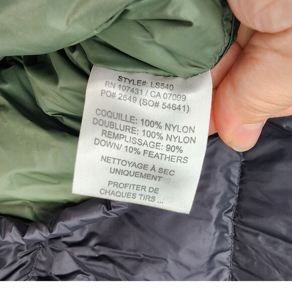 Linksoul Kirkwall‎ Down Hooded Jacket Style LS540 Black Size Large Goose Down - Picture 9 of 11